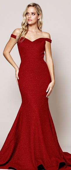 LONG OFF SHOULDER BRIDESMAID FORMAL EVENING GOWN IN WHITE WINE OR PINK maxi - Picture 2 of 7